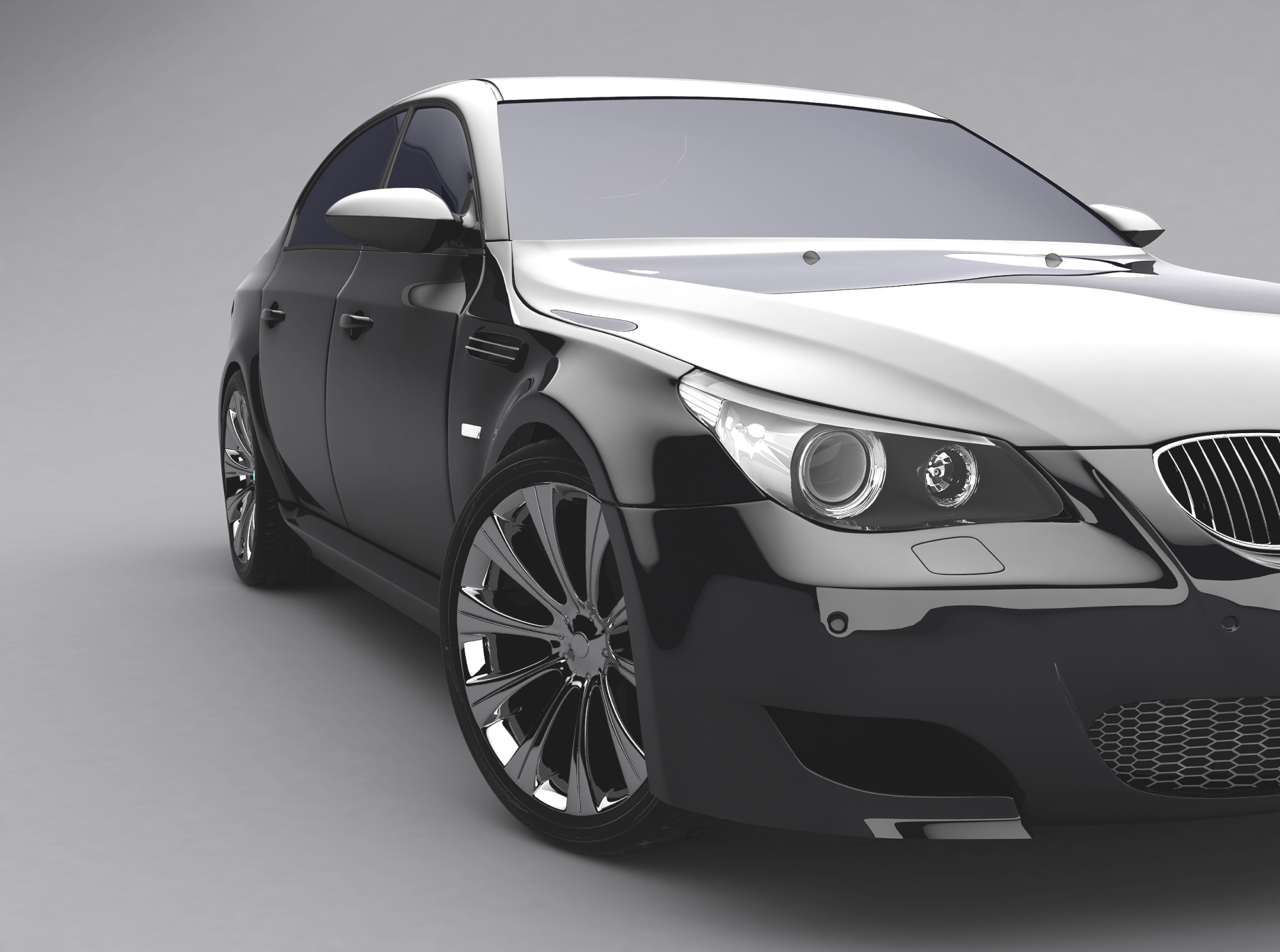 Dark Grey Colored Car